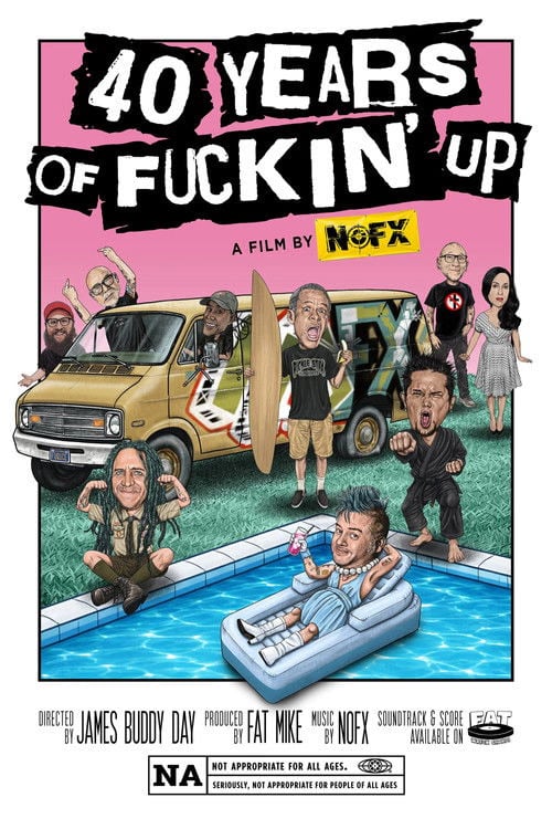 Movie poster for 40 Years of Fuckin' Up