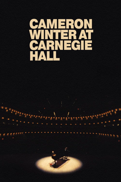 Filmaffisch for Cameron Winter at Carnegie Hall