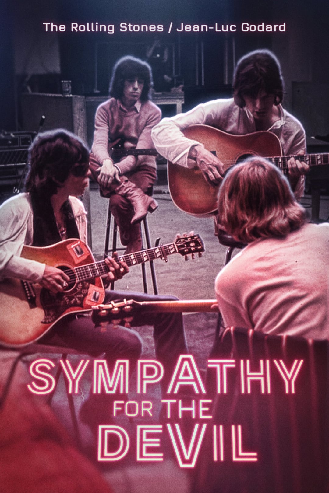 Movie poster for The Rolling Stones - Sympathy for the Devil