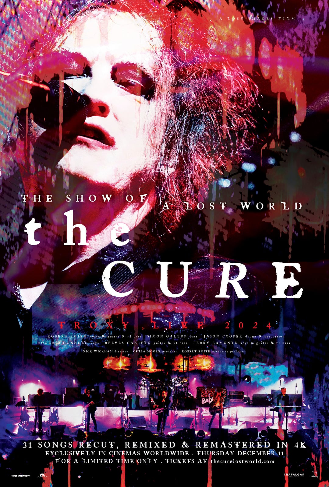 Movie poster for The Cure: The Show Of A Lost World