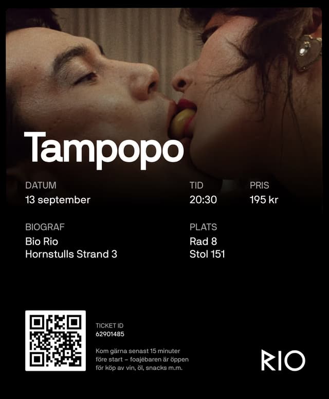 Tampopo ticket