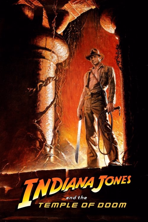 Movie poster for Indiana Jones and the Temple of Doom