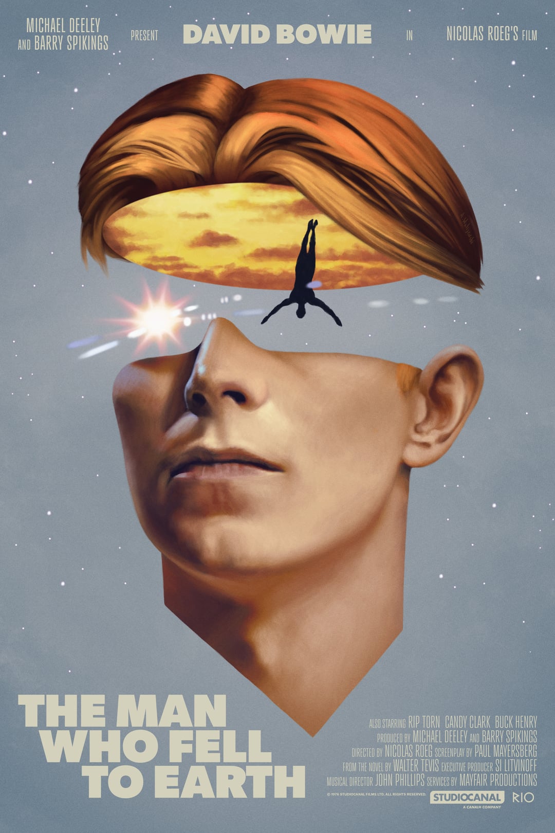 Movie poster for The Man Who Fell to Earth